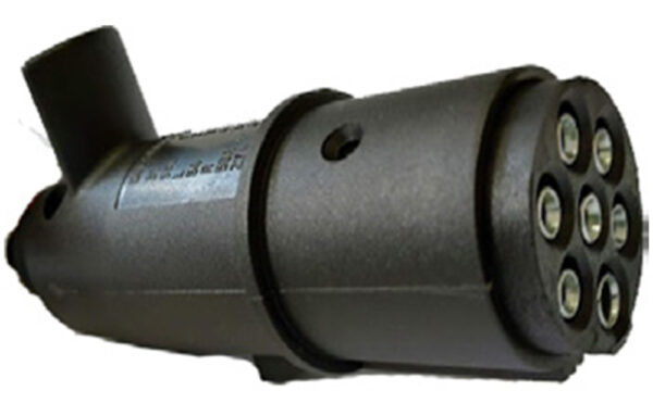 6204540 TOMADA PLASTICA MACHO C/SAIDA CURTA