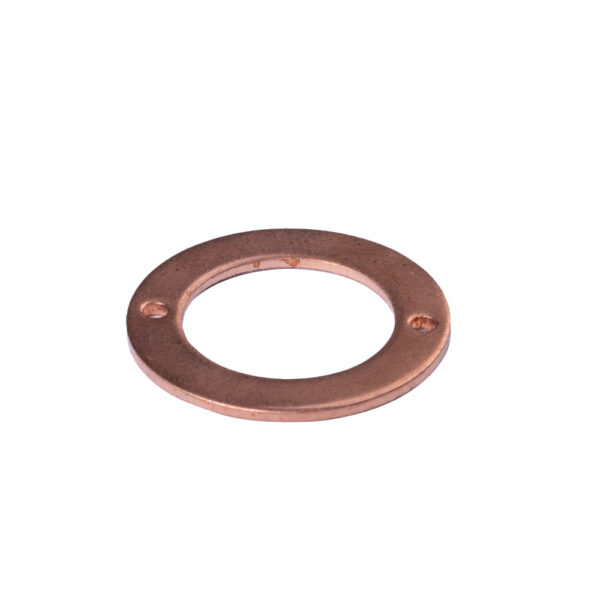 0107195 ARRUELA COBRE C/ 2 FUROS DE 1,5 MM BICO