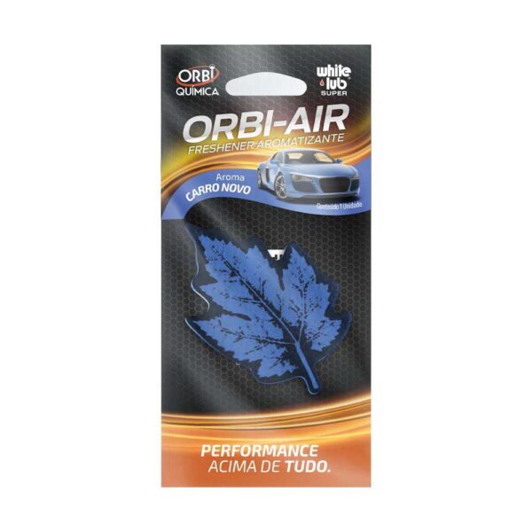 17449 FOLHINHA NA COR AZUL - AROMA CARRO NOVO