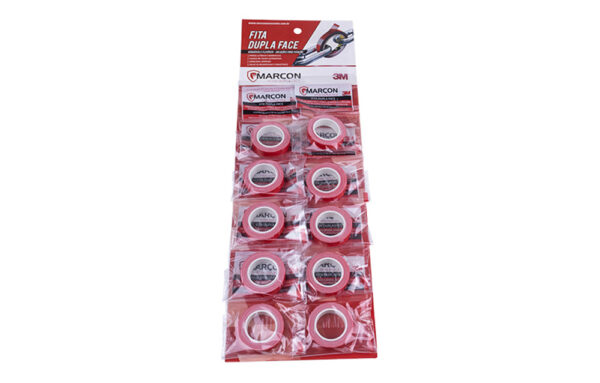 57031 CARTELA FITA DUPLA FACE 5MTSX11MM C/10