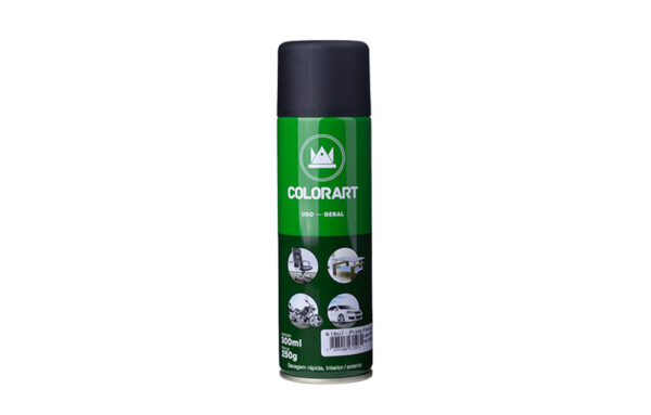 57080 TINTA SPRAY PRETO FOSCO 300ML (61507)
