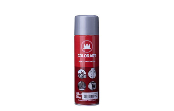 57085 TINTA SPRAY ALUMINIO ALTA TEMPERATURA 300ML (61530)