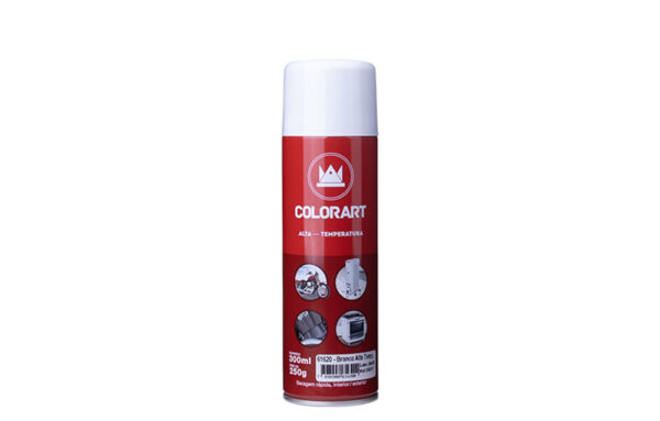 57086 TINTA SPRAY BRANCA ALTA TEMPERATURA 300ML (61620)