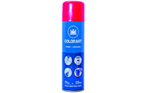 57090 TINTA SPRAY VERMELHO METALICO 300ML (61562)