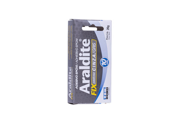 57172 ARALDITE FIX 10 MINUTOS BISNAGA CINZA 20G